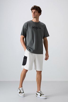 شلوارک و برمودا نباتی مردانه Relaxed TOMMY LIFE - کد 812618579