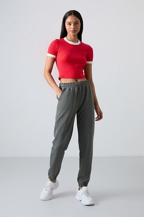 شلوار کرمگن سبز زنانه Relaxed TOMMY LIFE - کد 126954825