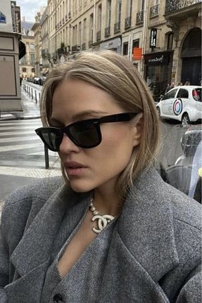عینک آفتابی مشکی زنانه UV400 Modalucci - کد 824779251