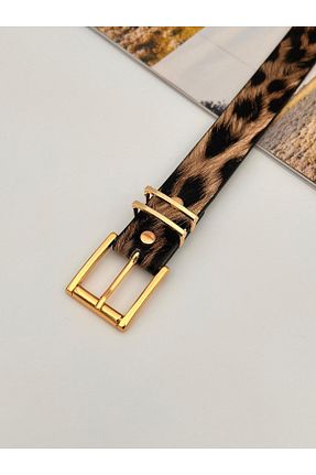 کمربند متالیک زنانه چرم مصنوعی Descoin - کد 892467365