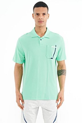 تیشرت سبز مردانه رگولار TOMMY LIFE - کد 699155438