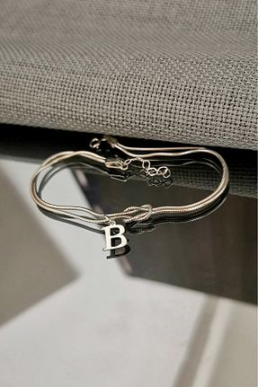 دستبند نقره زنانه 925 عیار carrot silver - کد 921101023