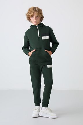 ست گرمکن قهوه ای بچه گانه پلی استر TOMMY LIFE - کد 855387890