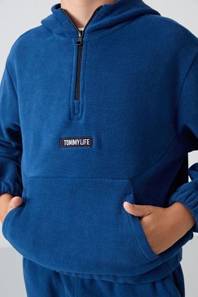 سوئیشرت سرمه ای بچه گانه ساده TOMMY LIFE - کد 852964627