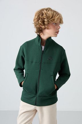 سوئیشرت قهوه ای بچه گانه چاپی TOMMY LIFE - کد 852964613