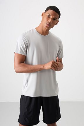 تیشرت طوسی مردانه رگولار TOMMY LIFE - کد 826192281