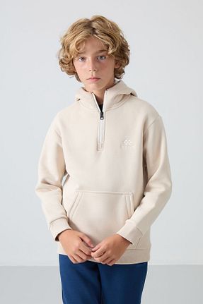 سوئیشرت بژ بچه گانه نقش دار / کار شده TOMMY LIFE - کد 852964522