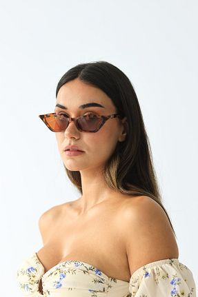عینک آفتابی قهوه ای زنانه UV400 Modalucci - کد 759721832