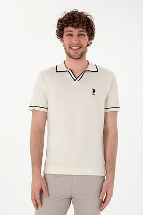 پلیور بژ مردانه ساده U.S. Polo Assn. - کد 921113468