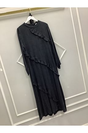 لباس حجاب طوسی زنانه رگولار clemence - کد 921113516