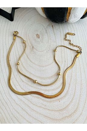 خلخال جواهر طلائی زنانه استیل (فولاد) ACAR TAKI - کد 739510667