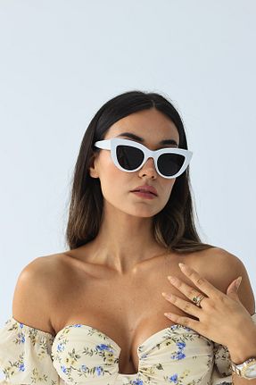 عینک آفتابی سفید زنانه UV400 Modalucci - کد 753320547
