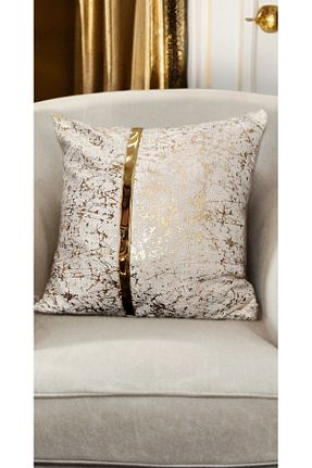 روکش بالش سفید مخمل BALADI HOME - کد 921140614