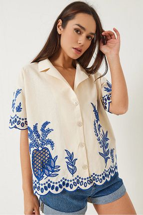 پیراهن بژ زنانه رگولار Bianco Lucci - کد 921151673