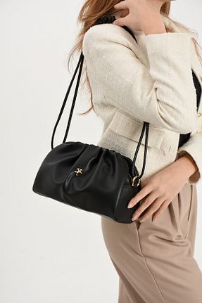 کیف پستچی مشکی زنانه چرم مصنوعی Nas Bag - کد 290232546
