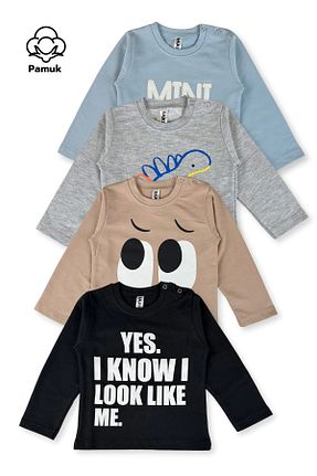 سوئیشرت رنگی بچه گانه چاپی MK Mukko Kids - کد 921961605