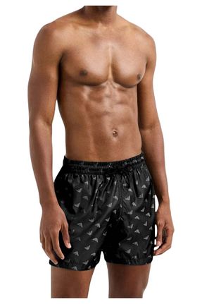 مایو مشکی مردانه مخلوط پلی آمید Emporio Armani - کد 921959737