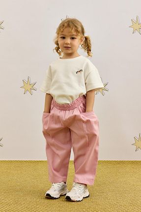 شلوار صورتی بچه گانه بافتنی Fahhar Kids - کد 922143853