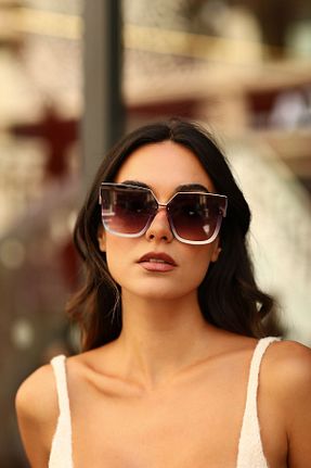 عینک آفتابی سفید زنانه UV400 Modalucci - کد 670259461