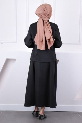 ست بالاتنه و پائین تنه حجاب مشکی زنانه رگولار İmajButik - کد 921152336