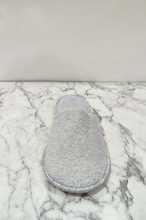 دمپائی خانگی طوسی زنانه پارچه ای VEVİEN HOME - کد 921150776