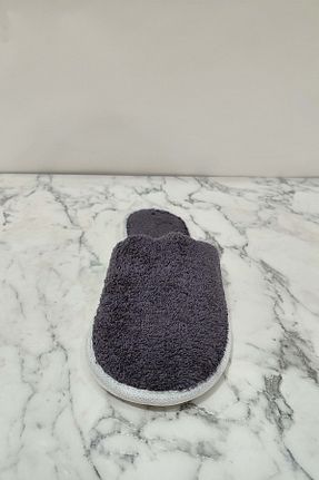 دمپائی خانگی طوسی زنانه پارچه ای VEVİEN HOME - کد 921150654