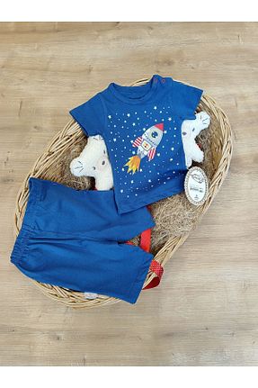 ست نوزادی سرمه ای بچه گانه پنبه ای Tomuycuk Bebe - کد 101974410