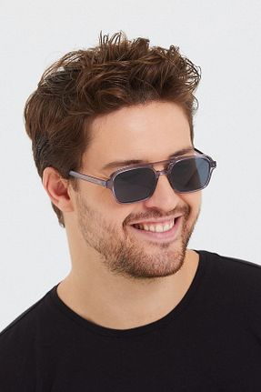 عینک آفتابی طوسی زنانه UV400 Modalucci - کد 388868383
