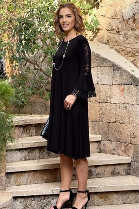 لباس مشکی زنانه بافتنی Nevin Kaya Moda - کد 921175932
