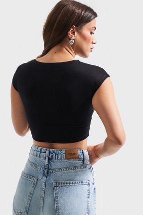 بادی مشکی زنانه یقه دوچرخه its basic - کد 921174799
