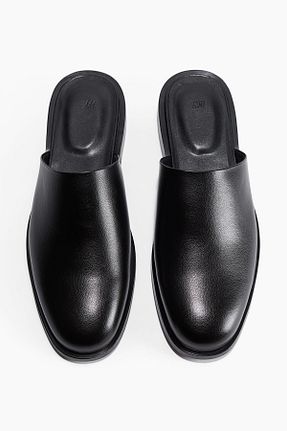دمپائی خانگی مشکی مردانه پاشنه کوتاه (1 - 4 سانتی متر) H&M - کد 921181601