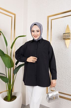 پیراهن حجاب مشکی زنانه رگولار Pek Moda - کد 921182429