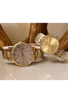 ساعت مچی زرد زنانه 36-40 میلی متر Ferrucci - کد 922055895