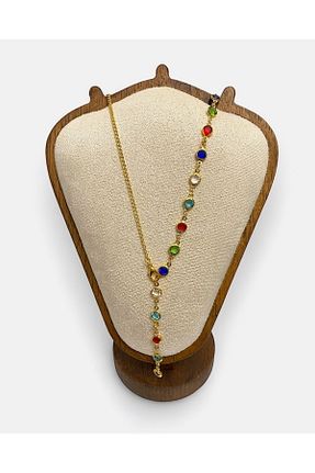 گردنبند استیل ( فولاد ) طلائی استیل (فولاد) Glowelier - کد 921217446