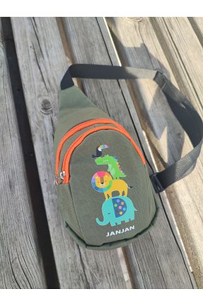 کیف دوشی خاکی بچه گانه پارچه ای JANJAN - کد 921721607