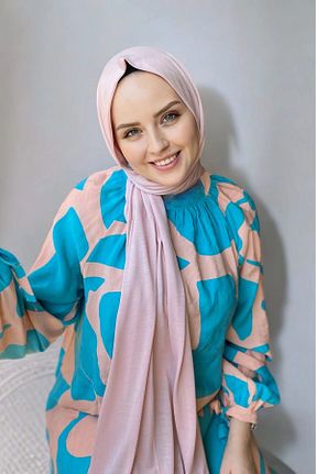 شال صورتی زنانه پنبه ای BY SUPHAN FASHION - کد 921219535