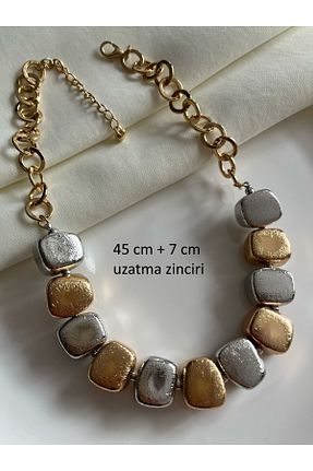 گردنبند جواهر متالیک زنانه Nilsu Jewellery Accessory - کد 921224938