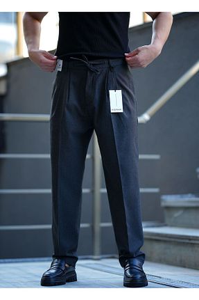 شلوار مشکی مردانه بافتنی MODA - کد 921229964