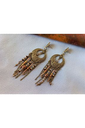 گوشواره جواهر متالیک منجق delay art - کد 457230294