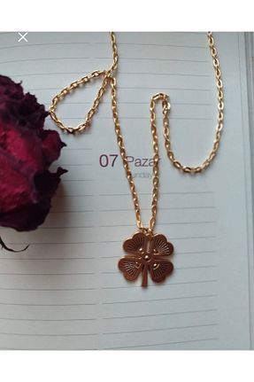 گردنبند استیل ( فولاد ) زرد زنانه استیل (فولاد) Accessories - کد 855581137