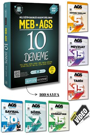 آمادگی آزمون Pegem Akademi Yayıncılık - کد 921260563