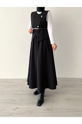 دامن حجاب مشکی زنانه بافتنی Avakado - کد 921260426