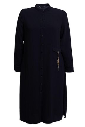 تونیک حجاب مشکی زنانه پلی استر Alvina - کد 833214994
