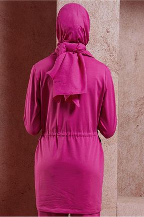 شال صورتی زنانه پلی استر Alvina - کد 855461578