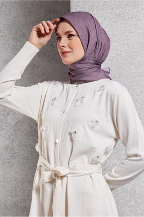 روسری صورتی پلی استر Alvina - کد 886652807
