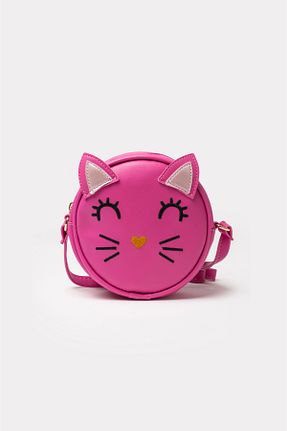 کیف دوشی صورتی بچه گانه چرم مصنوعی ICONE BAG - کد 890968946