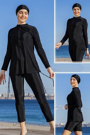 مایو حجاب مشکی زنانه ساده REMSA - کد 921277301