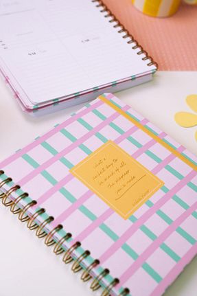 سر رسید صورتی Spiralli Matt Notebook - کد 921291929