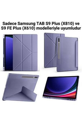 کیف تبلت بنفش Samsung Uyumlu Nezih Case - کد 790072596