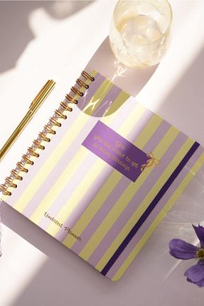 سر رسید بنفش Spiralli Matt Notebook - کد 921291975